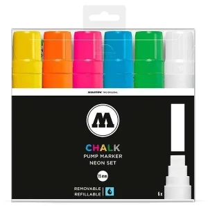 CHALK MARKER NEON-SET (15MM)
