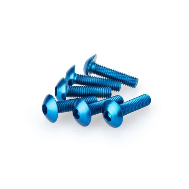 Blister 6 Tornillos abombado aluminio anodizado M5X20mm Puig - Imagen 8