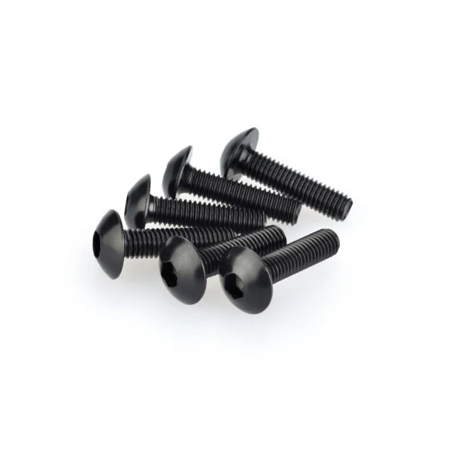 Blister 6 Tornillos abombado aluminio anodizado M5X20mm Puig - Imagen 5