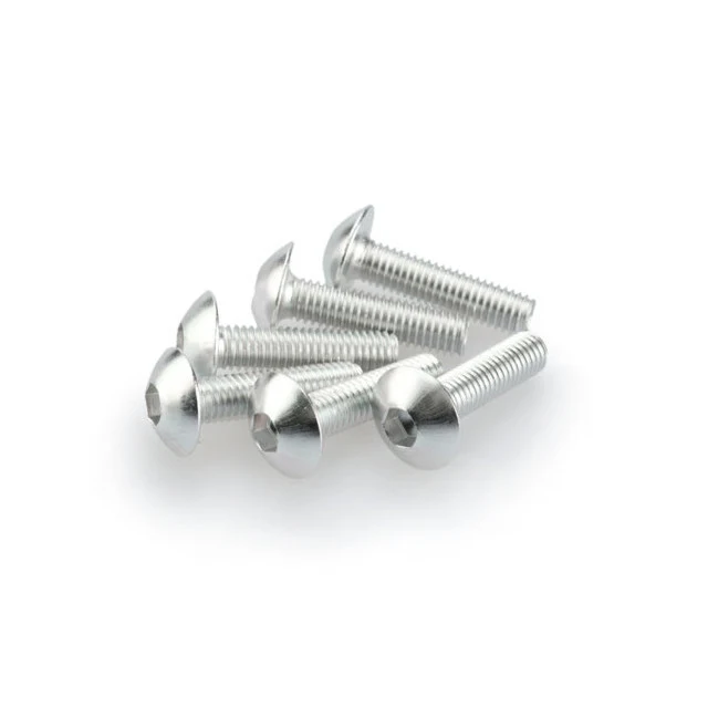Blister 6 Tornillos abombado aluminio anodizado M5X20mm Puig - Imagen 6