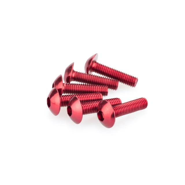 Blister 6 Tornillos abombado aluminio anodizado M5X20mm Puig - Imagen 4