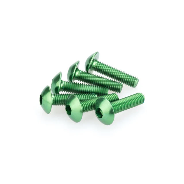 Blister 6 Tornillos abombado aluminio anodizado M5X20mm Puig - Imagen 3