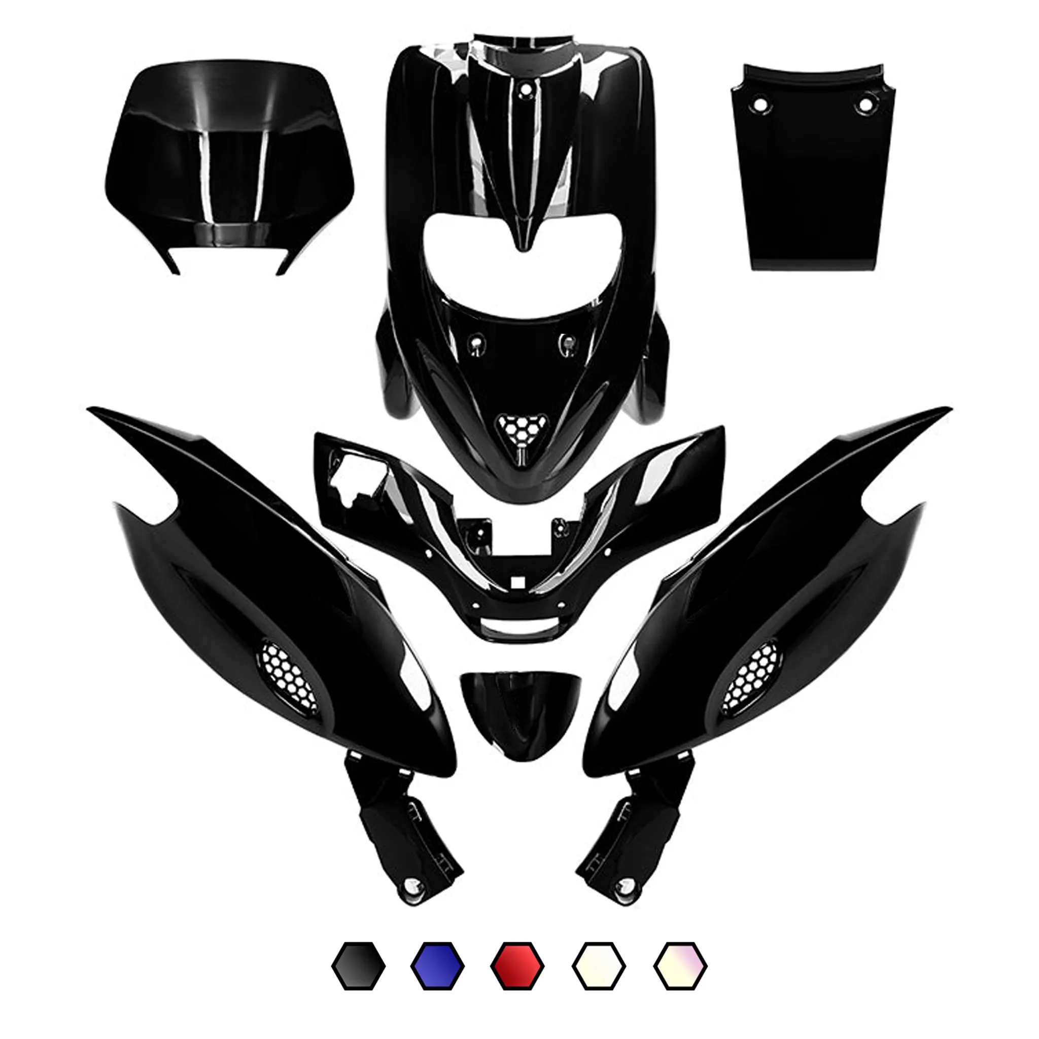 Carenados Gilera Stalker 50cc 7 piezas AllPro - Imagen 2