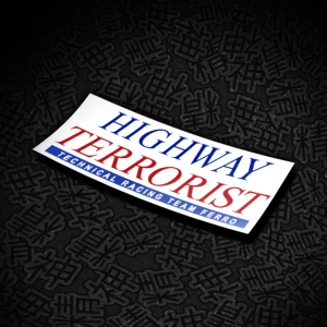 ADHESIVO HIGHWAY TERRORIST